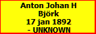 Anton Johan H Bjrk