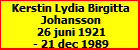 Kerstin Lydia Birgitta Johansson