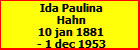 Ida Paulina Hahn