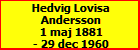 Hedvig Lovisa Andersson