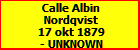 Calle Albin Nordqvist