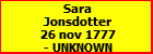 Sara Jonsdotter