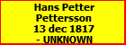 Hans Petter Pettersson