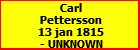 Carl Pettersson