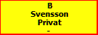 B Svensson