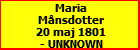 Maria Mnsdotter