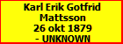 Karl Erik Gotfrid Mattsson