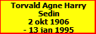 Torvald Agne Harry Sedin