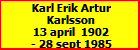 Karl Erik Artur Karlsson