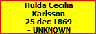 Hulda Cecilia Karlsson