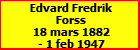 Edvard Fredrik Forss