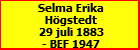 Selma Erika Hgstedt