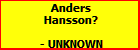 Anders Hansson?
