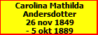 Carolina Mathilda Andersdotter