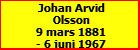 Johan Arvid Olsson