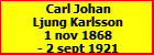 Carl Johan Ljung Karlsson