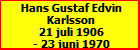 Hans Gustaf Edvin Karlsson