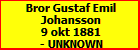 Bror Gustaf Emil Johansson