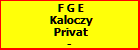 F G E Kaloczy