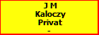 J M Kaloczy