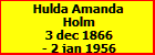 Hulda Amanda Holm