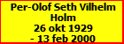 Per-Olof Seth Vilhelm Holm