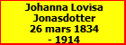 Johanna Lovisa Jonasdotter