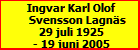Ingvar Karl Olof Svensson Lagns