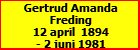 Gertrud Amanda Freding