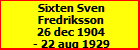 Sixten Sven Fredriksson