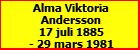 Alma Viktoria Andersson