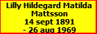 Lilly Hildegard Matilda Mattsson