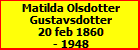 Matilda Olsdotter Gustavsdotter