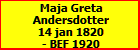 Maja Greta Andersdotter