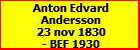 Anton Edvard Andersson