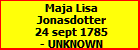 Maja Lisa Jonasdotter