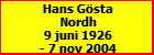 Hans Gsta Nordh