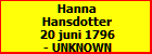 Hanna Hansdotter