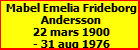 Mabel Emelia Frideborg Andersson