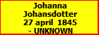 Johanna Johansdotter