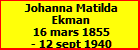 Johanna Matilda Ekman