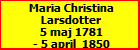 Maria Christina Larsdotter