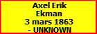 Axel Erik Ekman