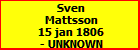 Sven Mattsson