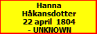 Hanna Hkansdotter