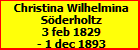 Christina Wilhelmina Sderholtz