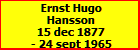 Ernst Hugo Hansson