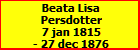 Beata Lisa Persdotter