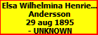Elsa Wilhelmina Henrietta Andersson