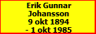 Erik Gunnar Johansson